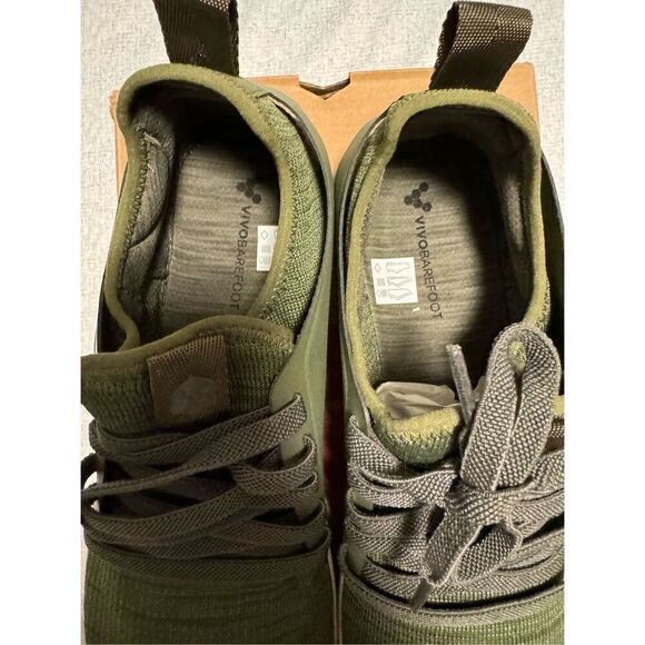 VivoBarefoot size 42 10.5 women’s Kanna L olive mesh synthetic barefoot olive gr - Picture 4 of 14